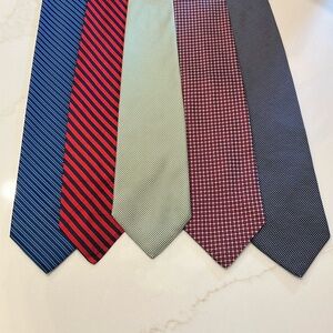 Lot of 5 Brooks Brothers Ties Silk starter pack Valentine’s Day Gift
